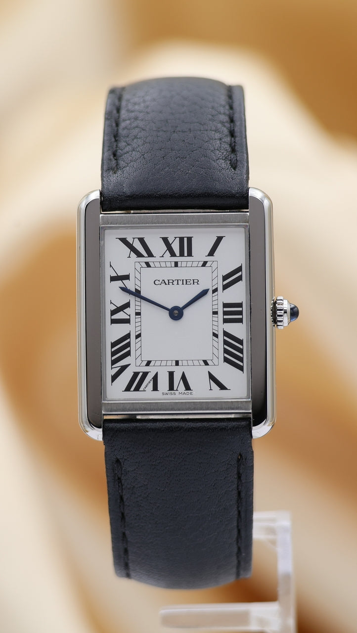 Cartier Tank Solo 34,8 x 27,4mm Quarz WSTA0028 Box + og. Papiere