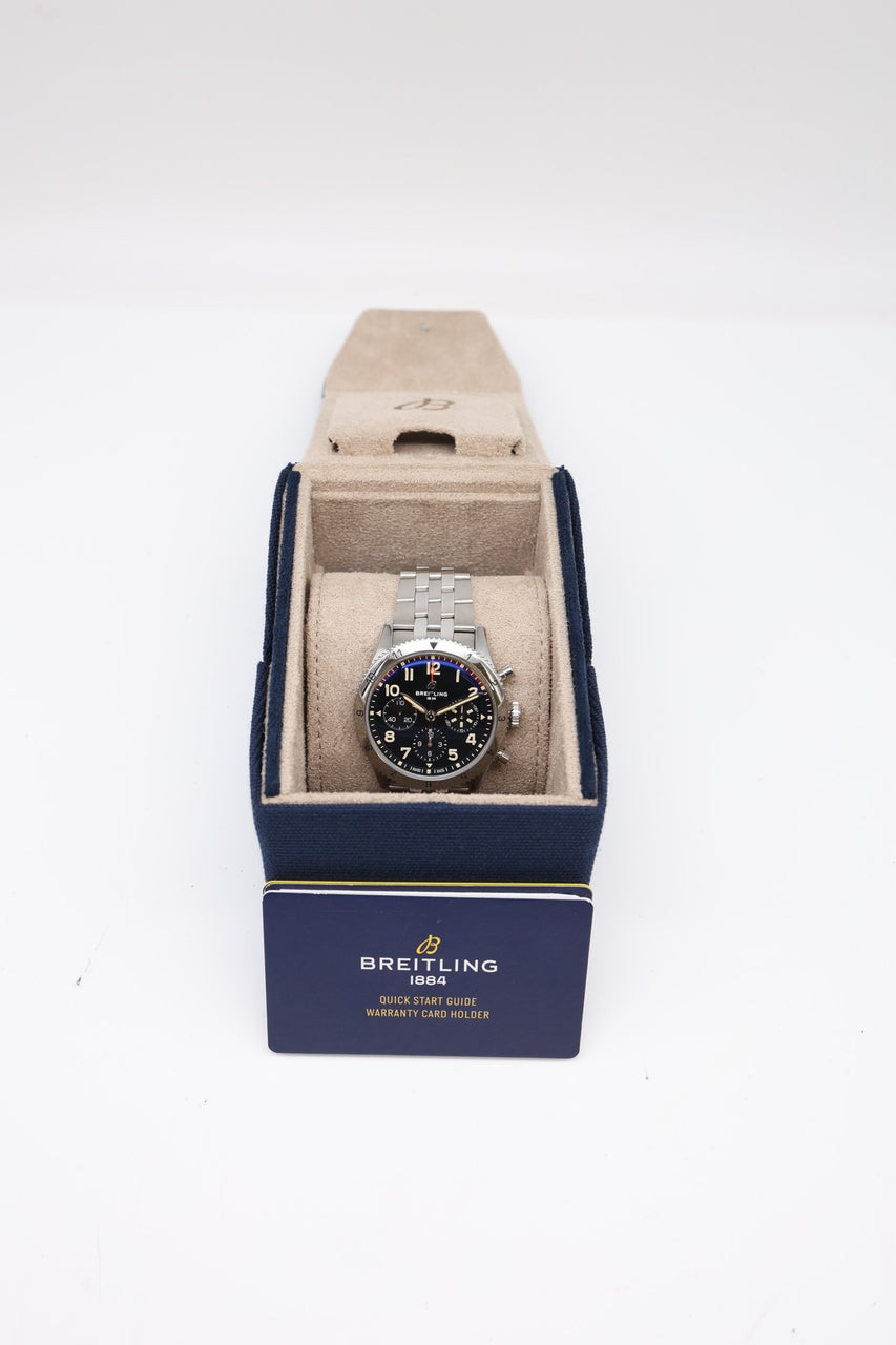 Breitling Classic Avi Chronograph Automatik 42mm A23380 - Papiere und oder Lieferumfang