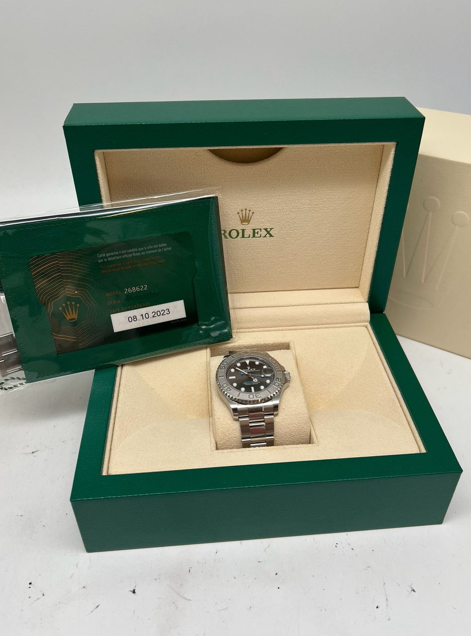 Rolex Rolex Yacht-Master Automatik 37mm 268622 - Papiere und oder Lieferumfang