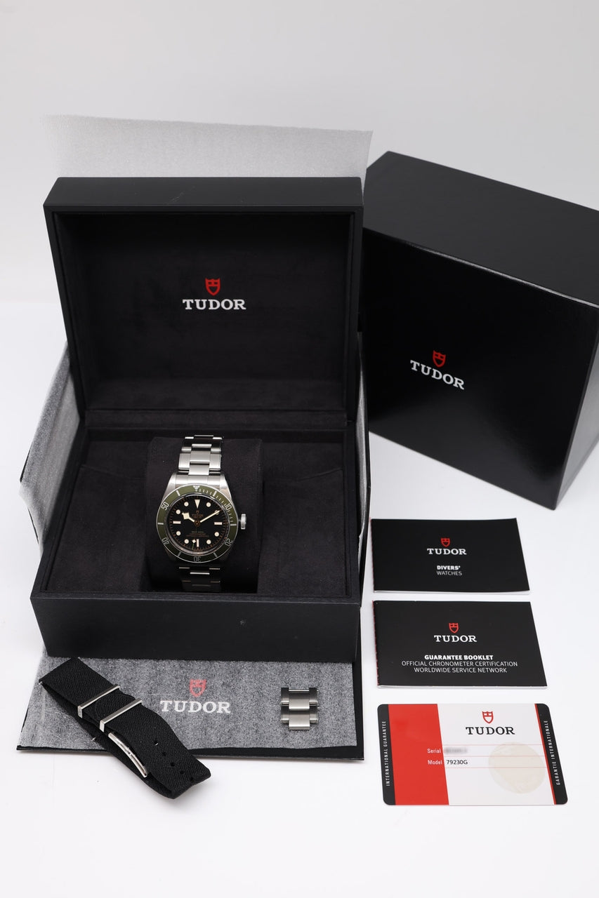Tudor Black Bay Harrods 79230G - Papiere und oder Lieferumfang