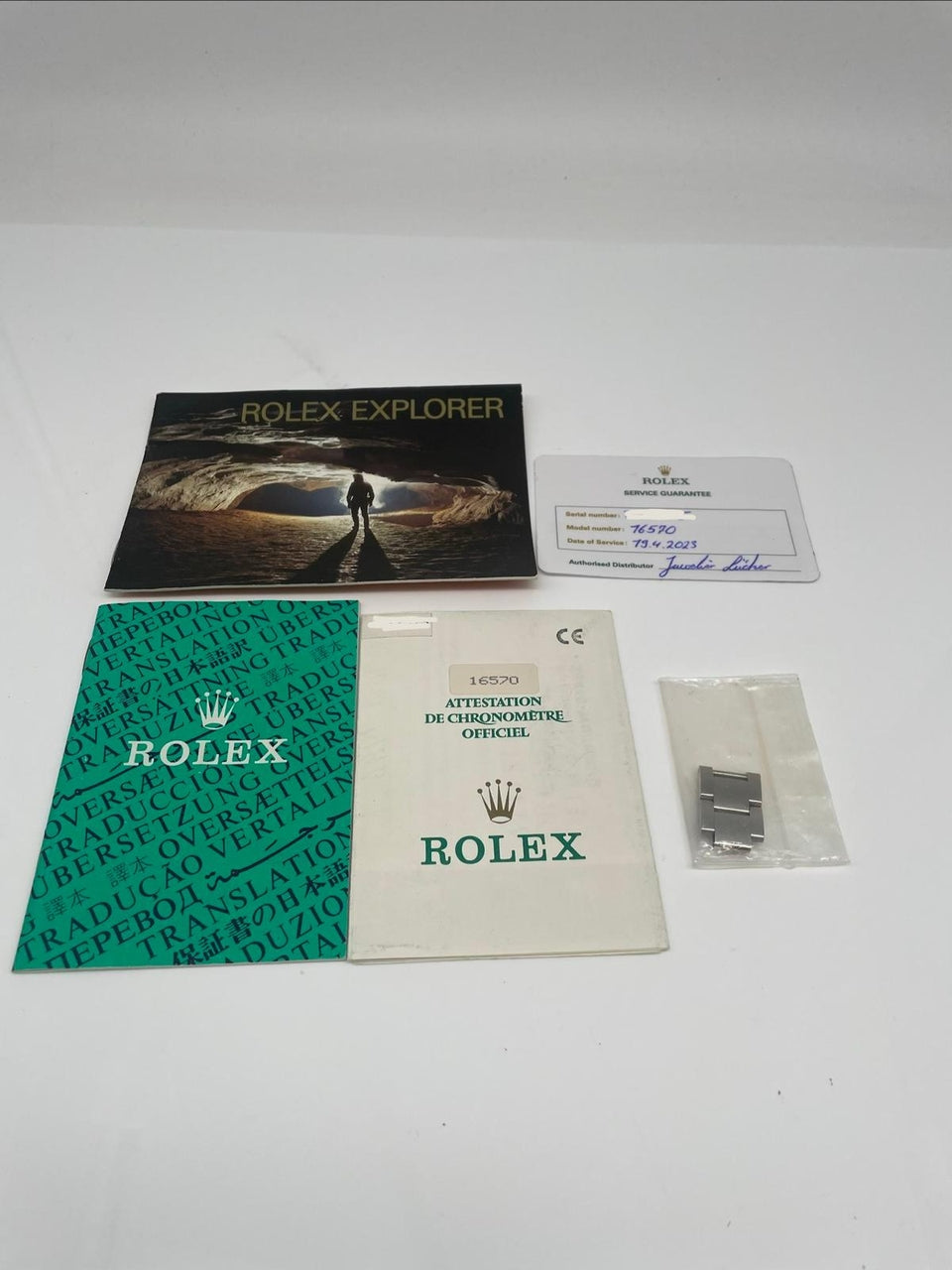 Rolex Explorer II Automatik Service aus 23 I LC100 16570 - Papiere und oder Lieferumfang