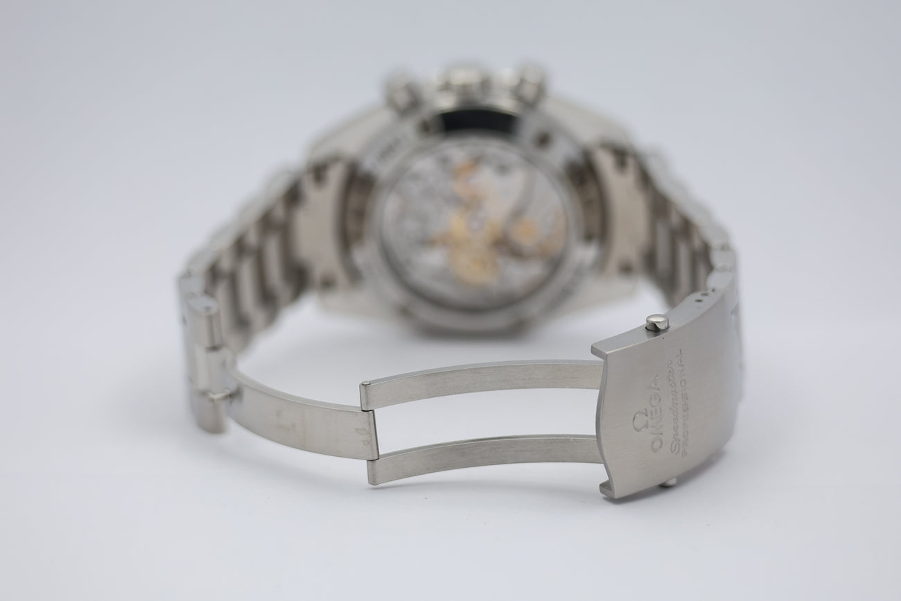 Omega Speedmaster Moonwatch 42 Handaufzug	 31130423001006 Box + og. Papiere