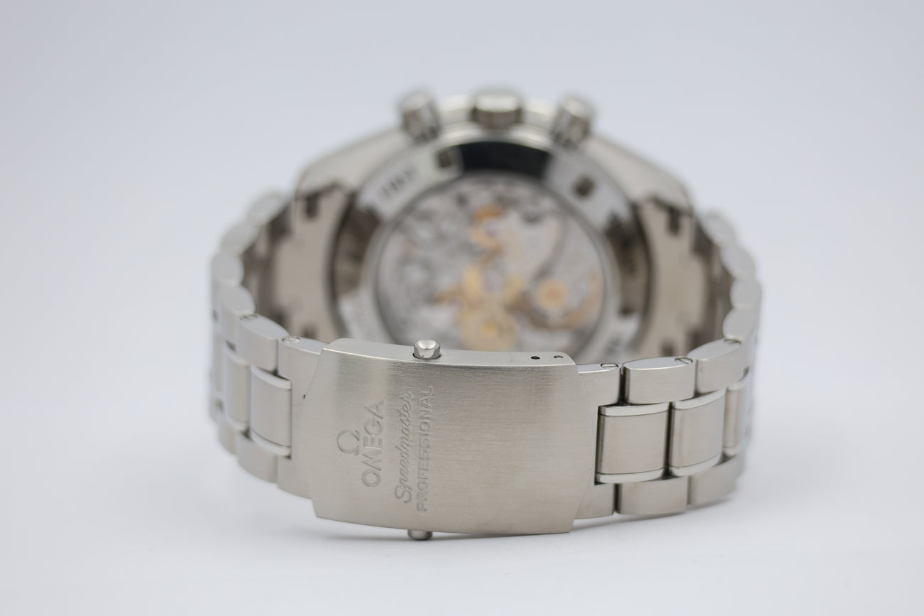 Omega Speedmaster Moonwatch 42 Handaufzug	 31130423001006 Box + og. Papiere