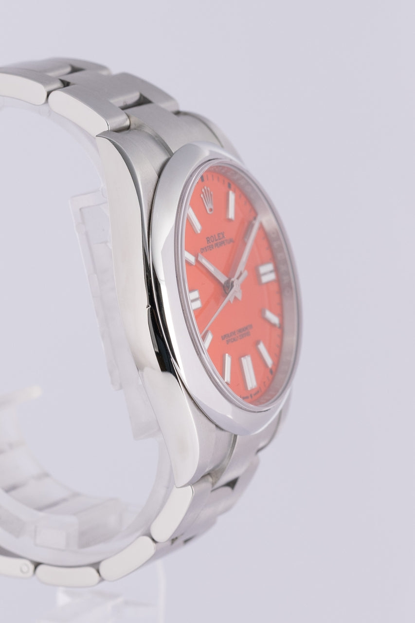 Rolex Oyster Perpetual 41 Coral Rot Automatik 124300 - Detailansicht 1