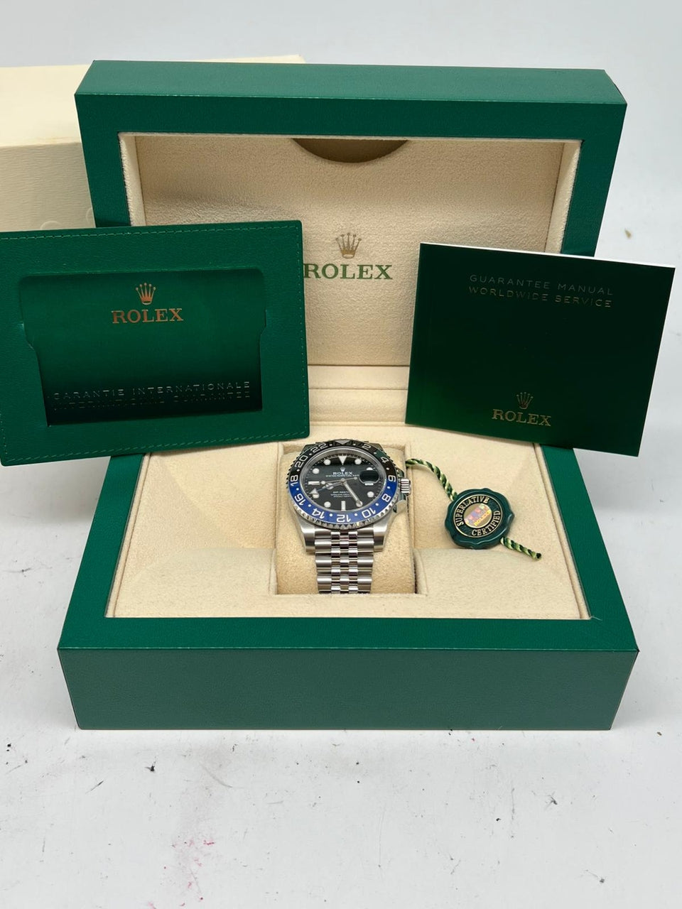 Rolex GMT-Master II 'Batgirl' Automatik 40mm 126710BLNR - Papiere und oder Lieferumfang