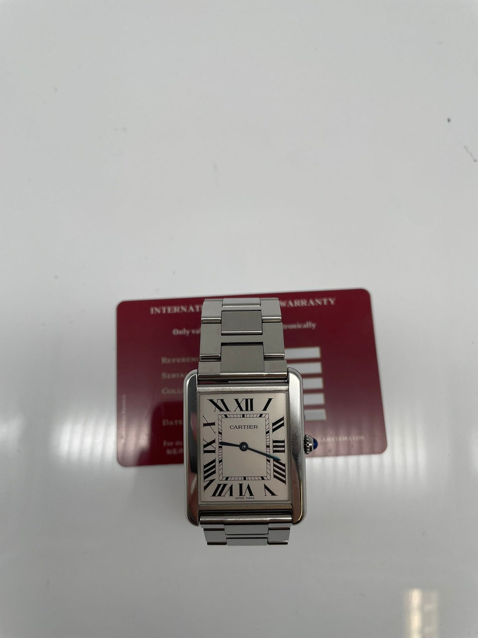 Cartier Tank Solo Quarz W5200014 - Papiere und oder Lieferumfang