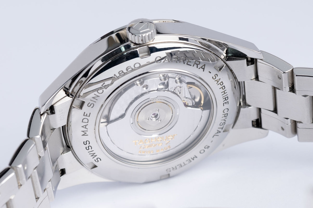 TAG Heuer Carrera Calibre 7 Twin Time GMT 39mm Automatik WV2115-0 - Detailansicht 9
