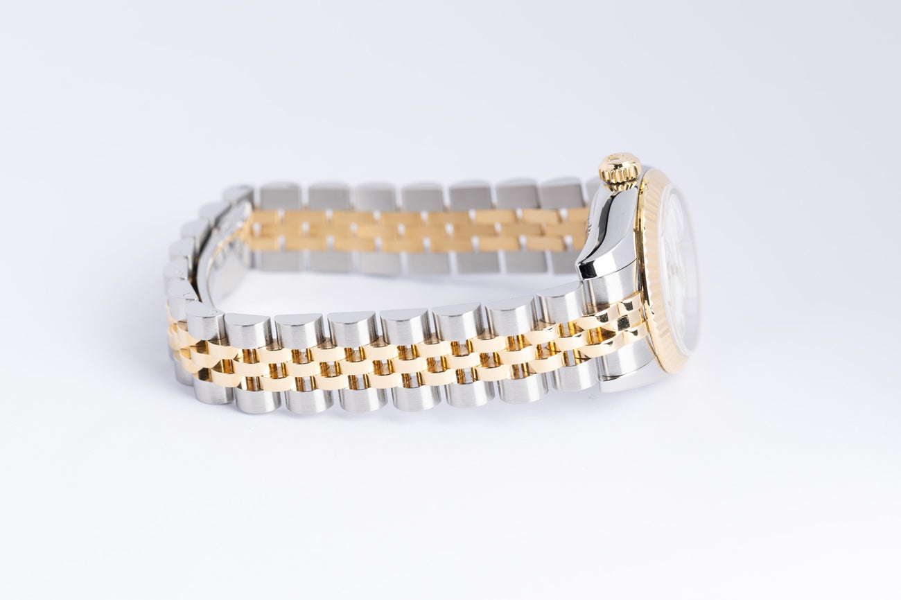 Rolex Lady-Datejust 26mm Stahl/Gold Jubilee Automatik Weiß  179173 - Detailansicht 6