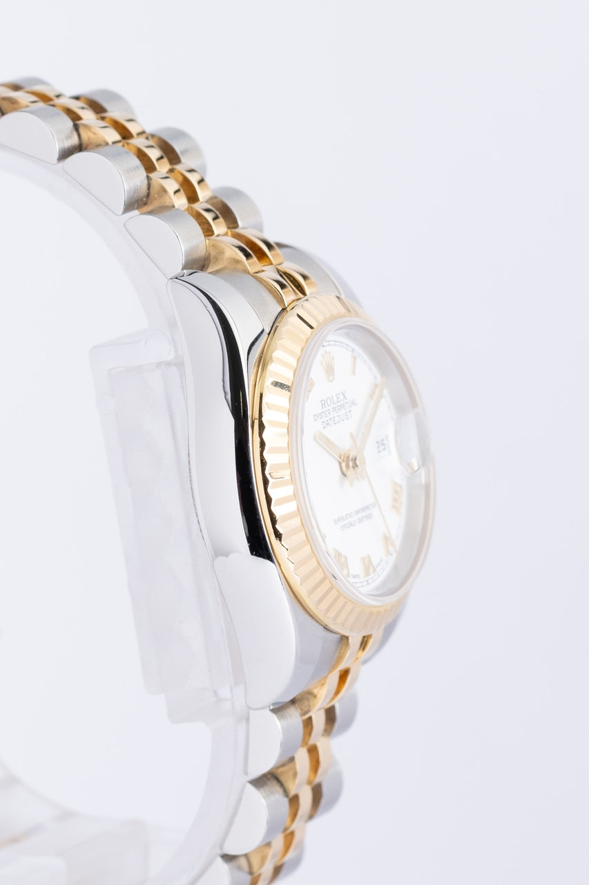 Rolex Lady-Datejust 26mm Stahl/Gold Jubilee Automatik Weiß  179173 - Detailansicht 1