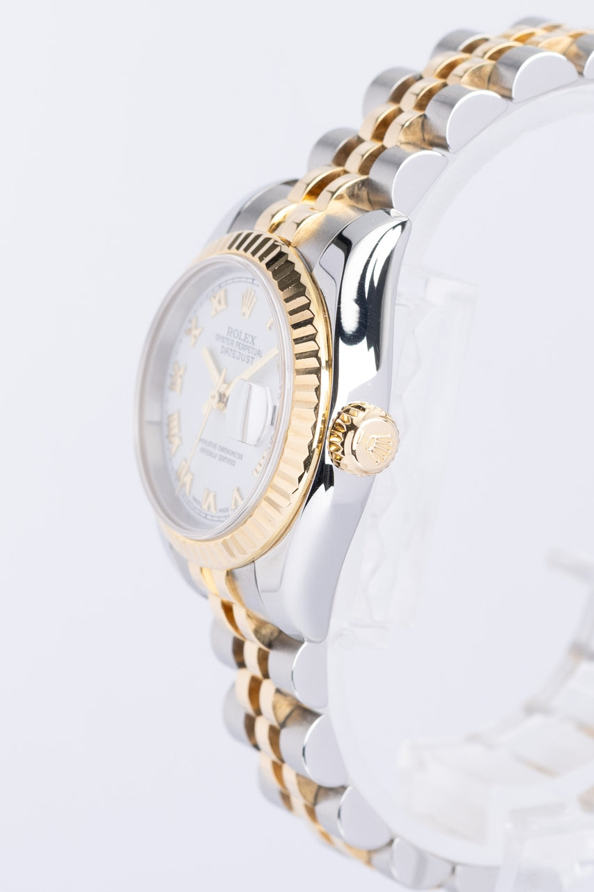 Rolex Lady-Datejust 26mm Stahl/Gold Jubilee Automatik Weiß  179173 - Detailansicht 2