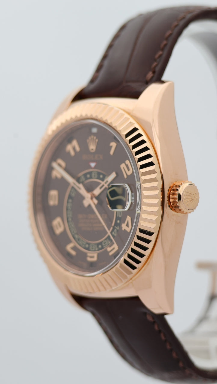 Rolex Sky-Dweller Rose Gold Chocolate Dial 42mm 326135 - Detailansicht 7
