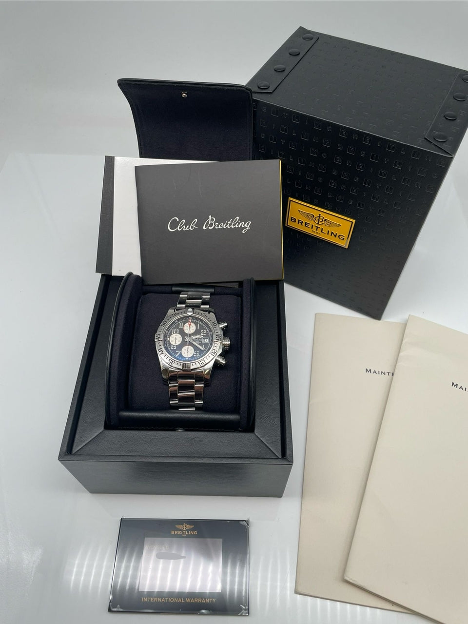 Breitling Avenger II 43mm Automatik  A13381 - Papiere und oder Lieferumfang