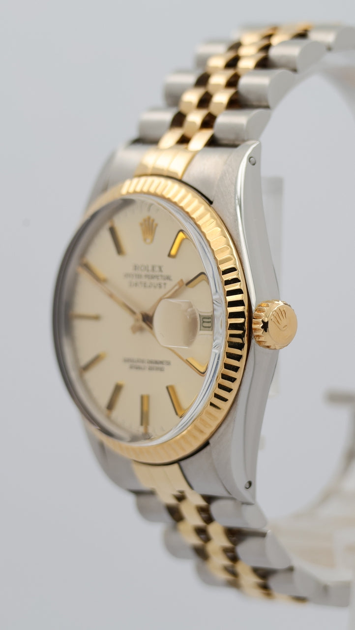 Rolex Datejust 36 Automatik Stahl/Gold 16013 - Detail view 7