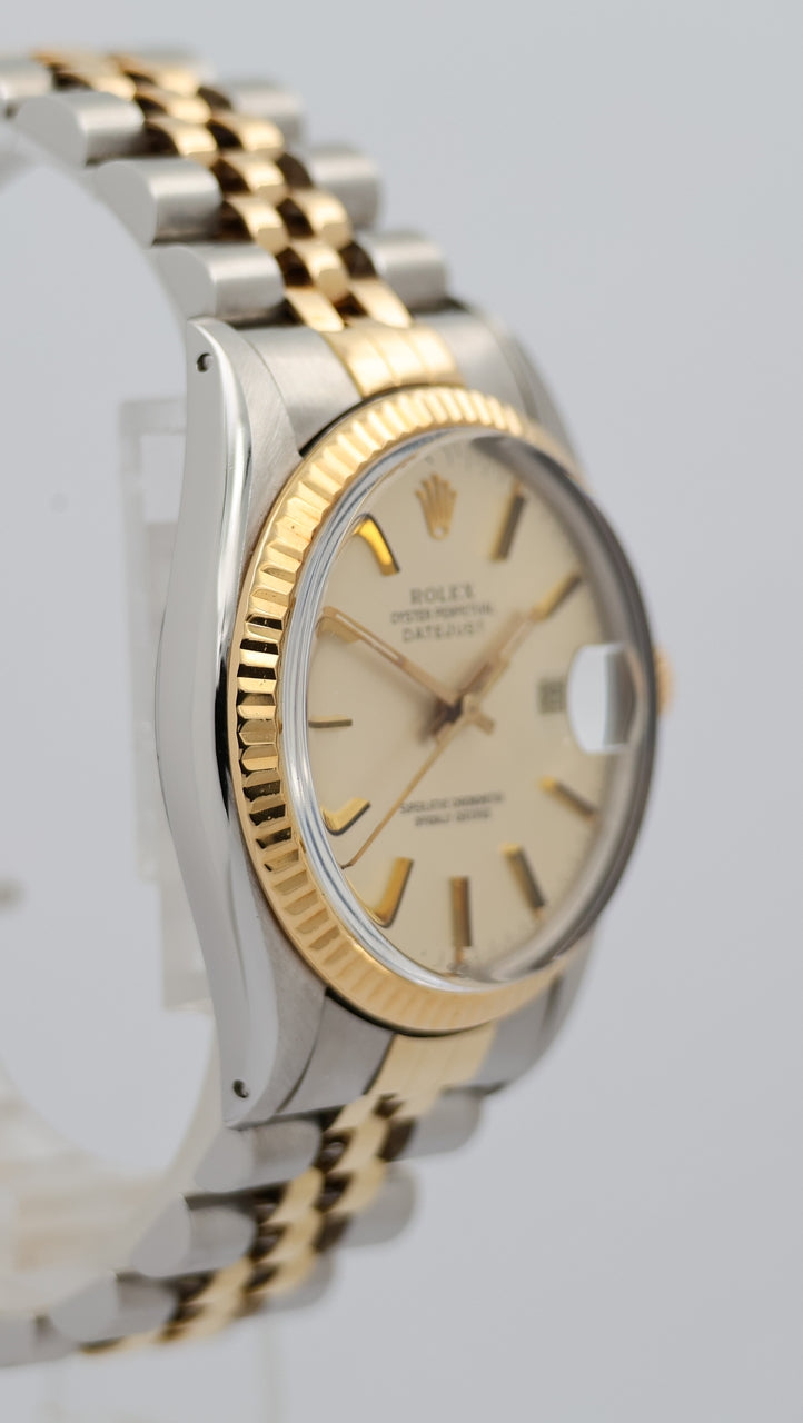 Rolex Datejust 36 Automatik Stahl/Gold 16013 - Detail view 8