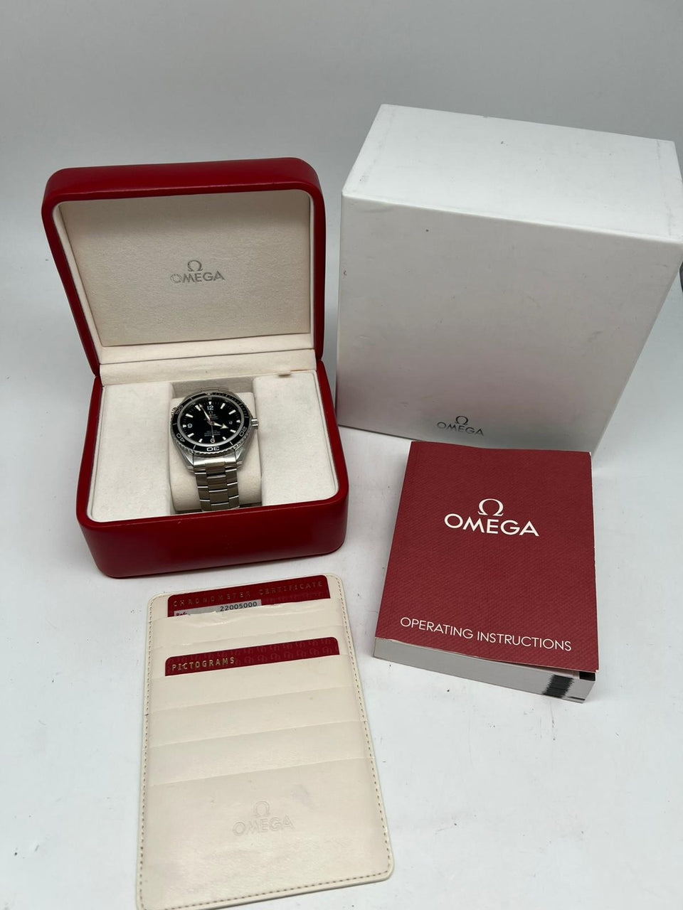 Omega Seamaster Planet Ocean 45,5mm Automatik  22005000 Box