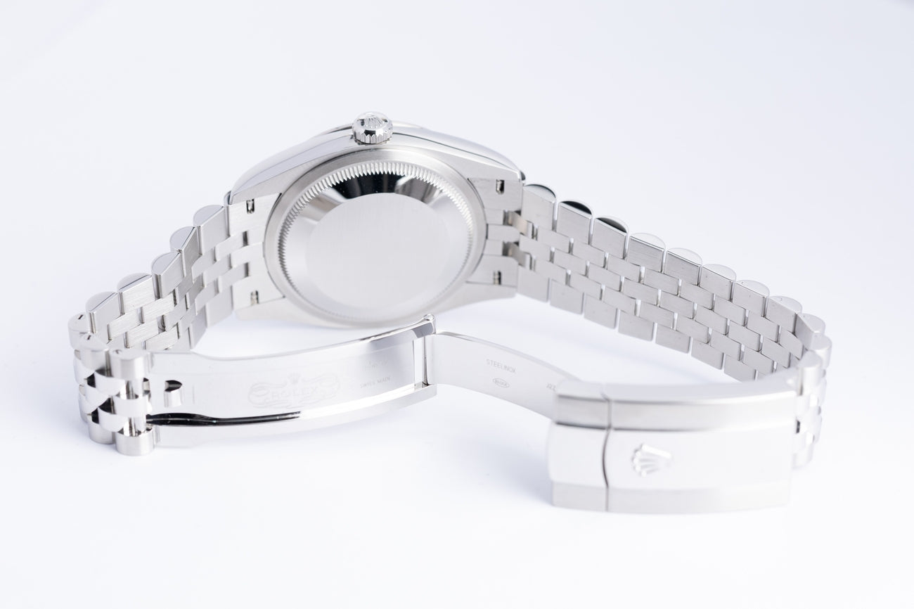 Rolex Datejust 36mm Automatik Herrenuhr Jubilee Grün 126234 - Detailansicht 7