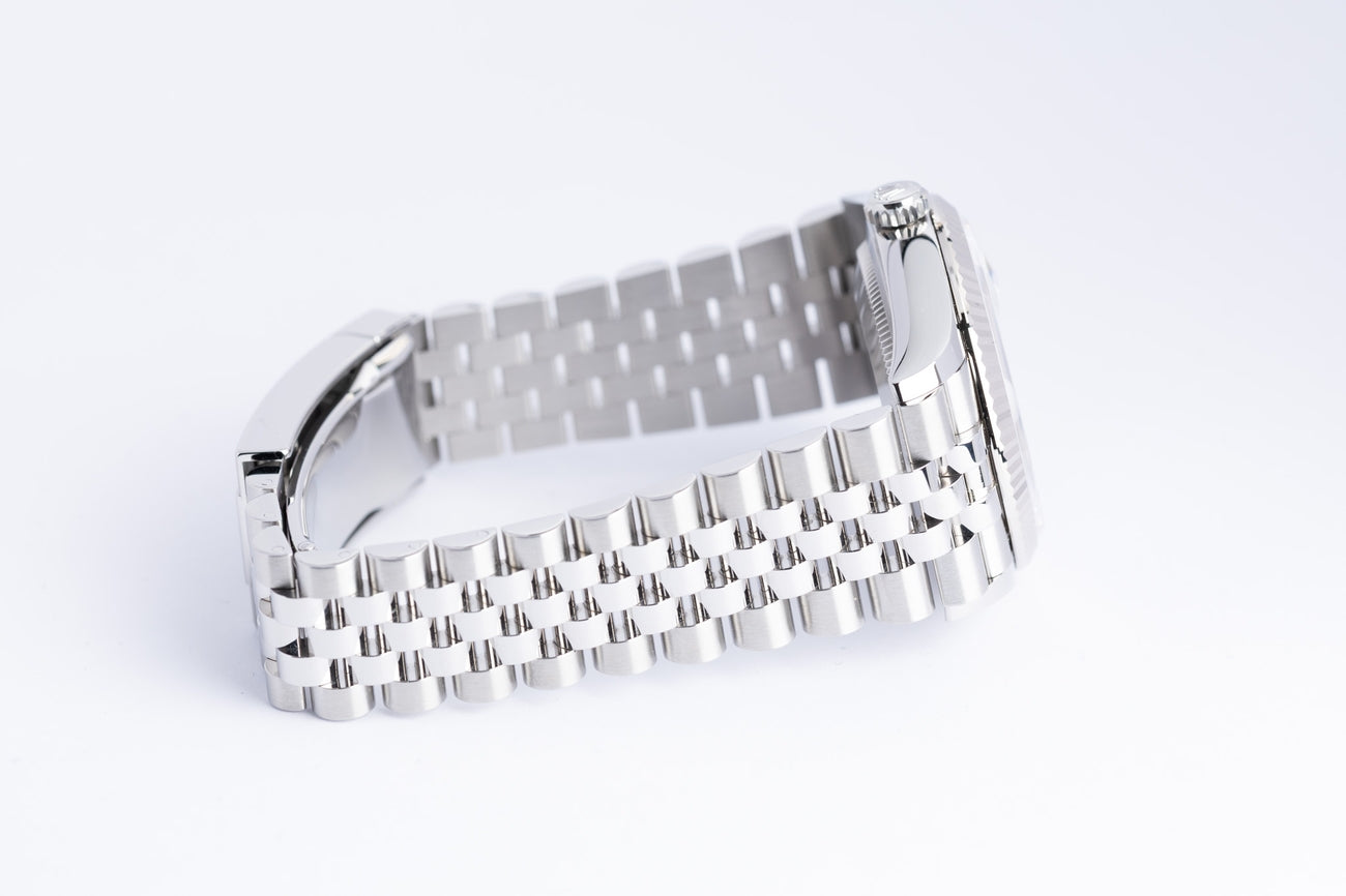 Rolex Datejust 36mm Automatik Herrenuhr Jubilee Grün 126234 - Detailansicht 6