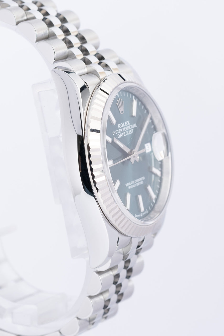 Rolex Datejust 36mm Automatik Herrenuhr Jubilee Grün 126234 - Detailansicht 1