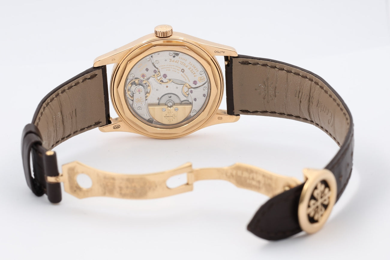 Patek Philippe Calatrava 18K Roségold 37mm Automatik 6000R-001 - Detailansicht 9
