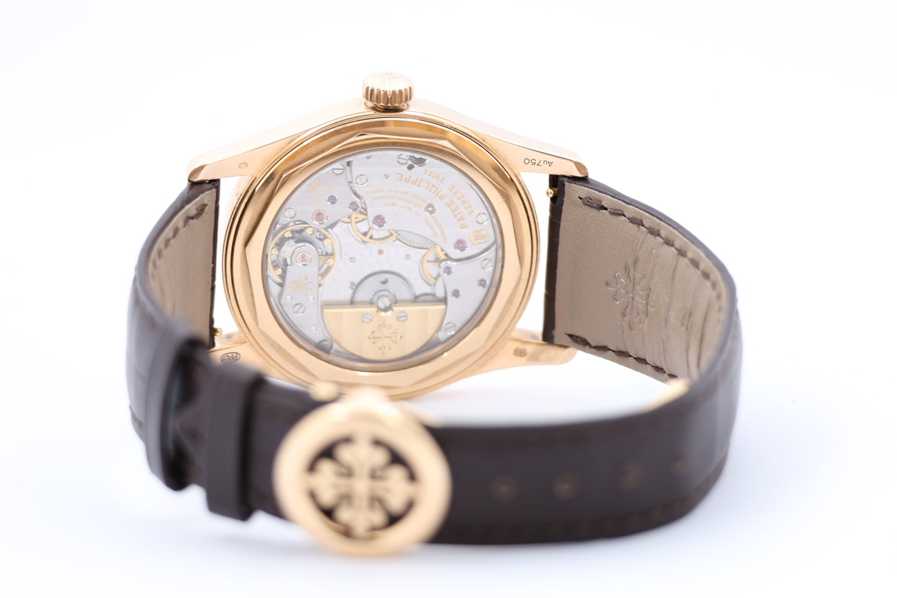 Patek Philippe Calatrava 18K Roségold 37mm Automatik 6000R-001 - Detailansicht 8