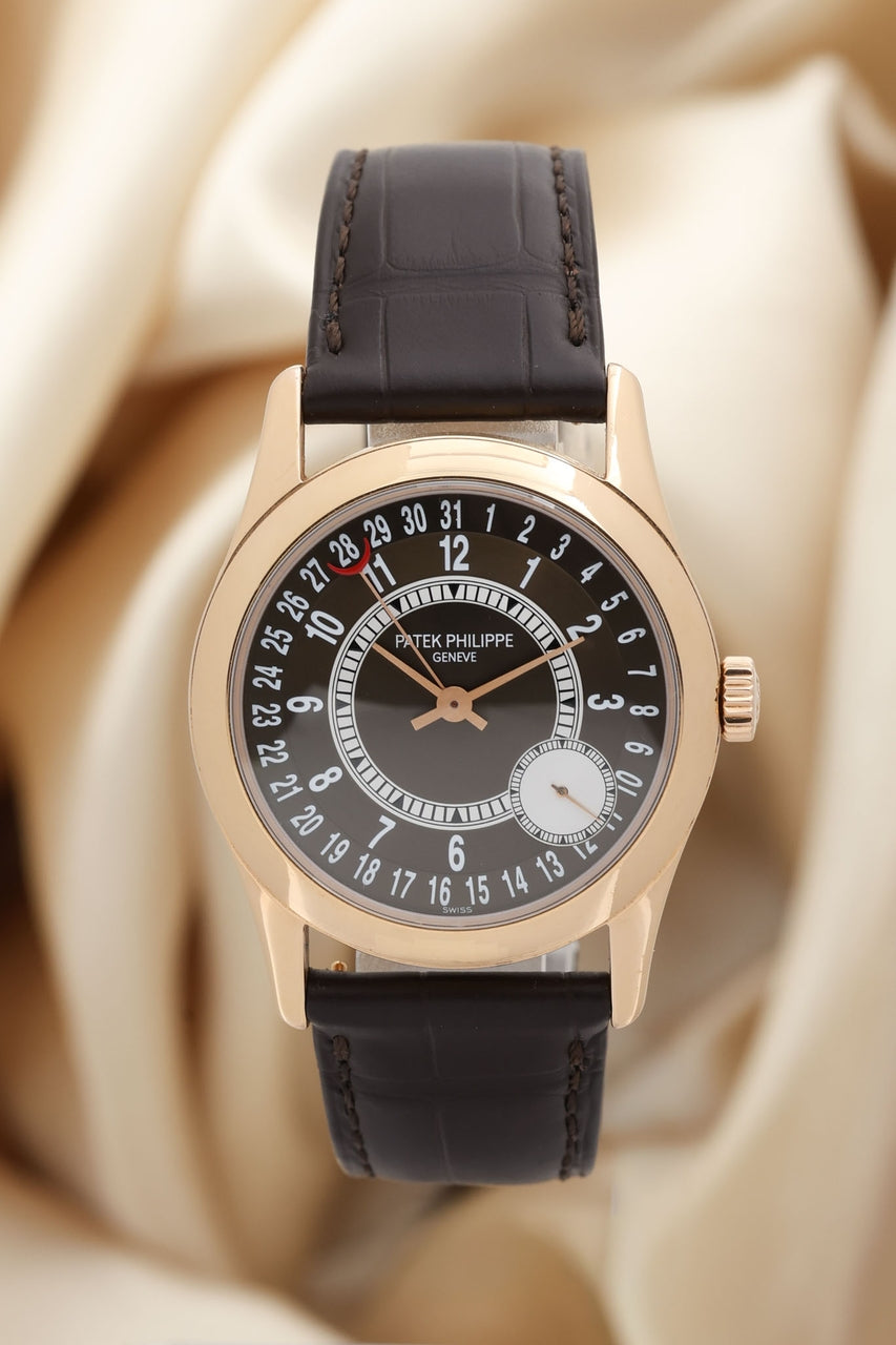 Patek Philippe Calatrava 18K Roségold 37mm Automatik 6000R-001 - Thumbnail