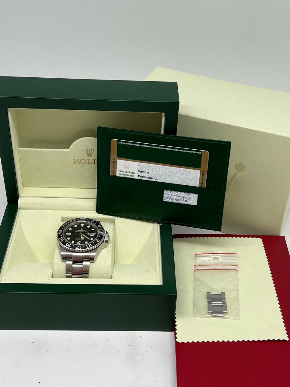 Rolex GMT-Master II 40mm Automatik Herrenuhr 116710LN - Papers and documentation