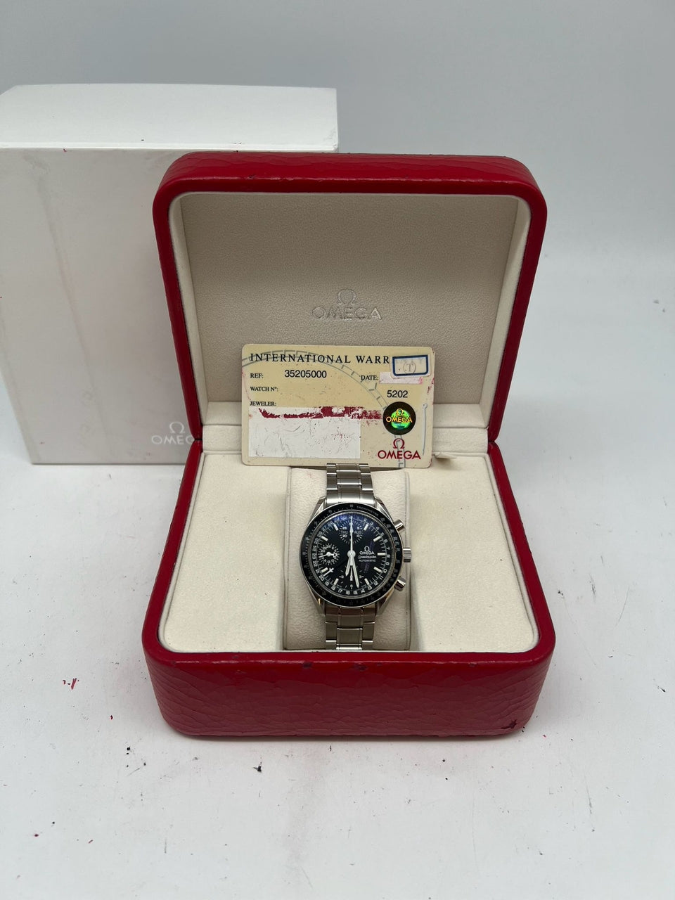 Omega Speedmaster Day Date Automatik 39mm 35205000 - Papiere und oder Lieferumfang