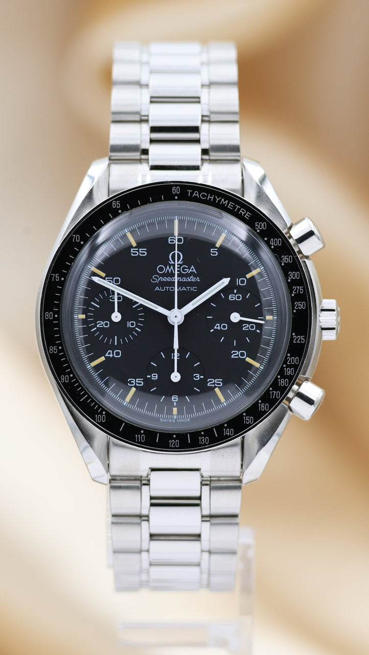 Omega Speedmaster Reduced Automatik Herrenuhr  Stahl 39mm 35105000 - Thumbnail