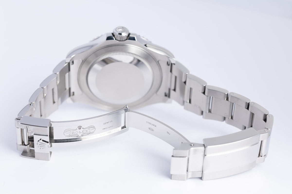 Rolex Yacht-Master Rhodium Automatik Herrenuhr Stahl 40mm 126622 - Detailansicht 8