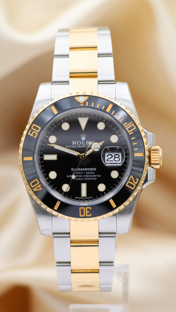 Rolex Submariner Date Stahl/Gold Automatik 116613LN Box + og. Papiere