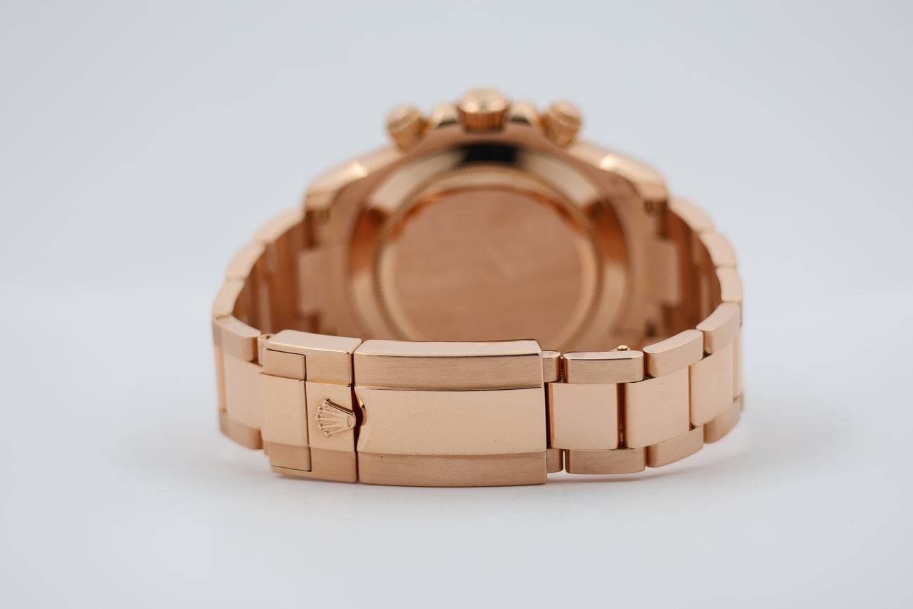 Rolex Daytona Roségold 40mm LC100 + RLX Service 2025  116505 - Detailansicht 5