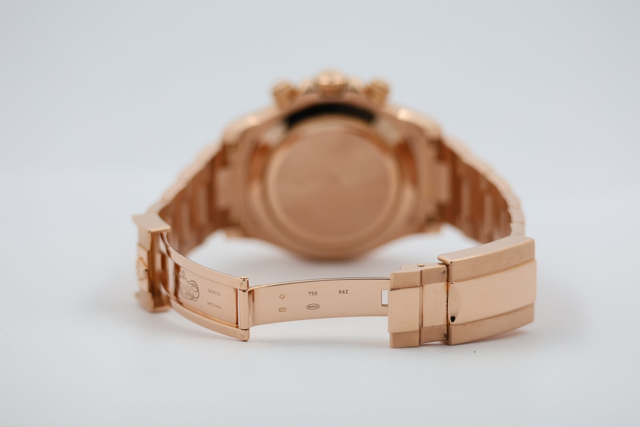 Rolex Daytona Roségold 40mm LC100 + RLX Service 2025  116505 - Detailansicht 6