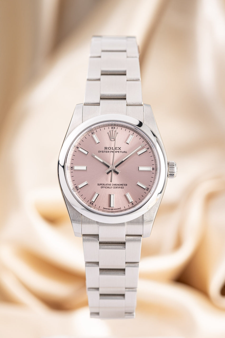 Rolex Oyster Perpetual 34 ,,Pink Dial" 124200 - Thumbnail