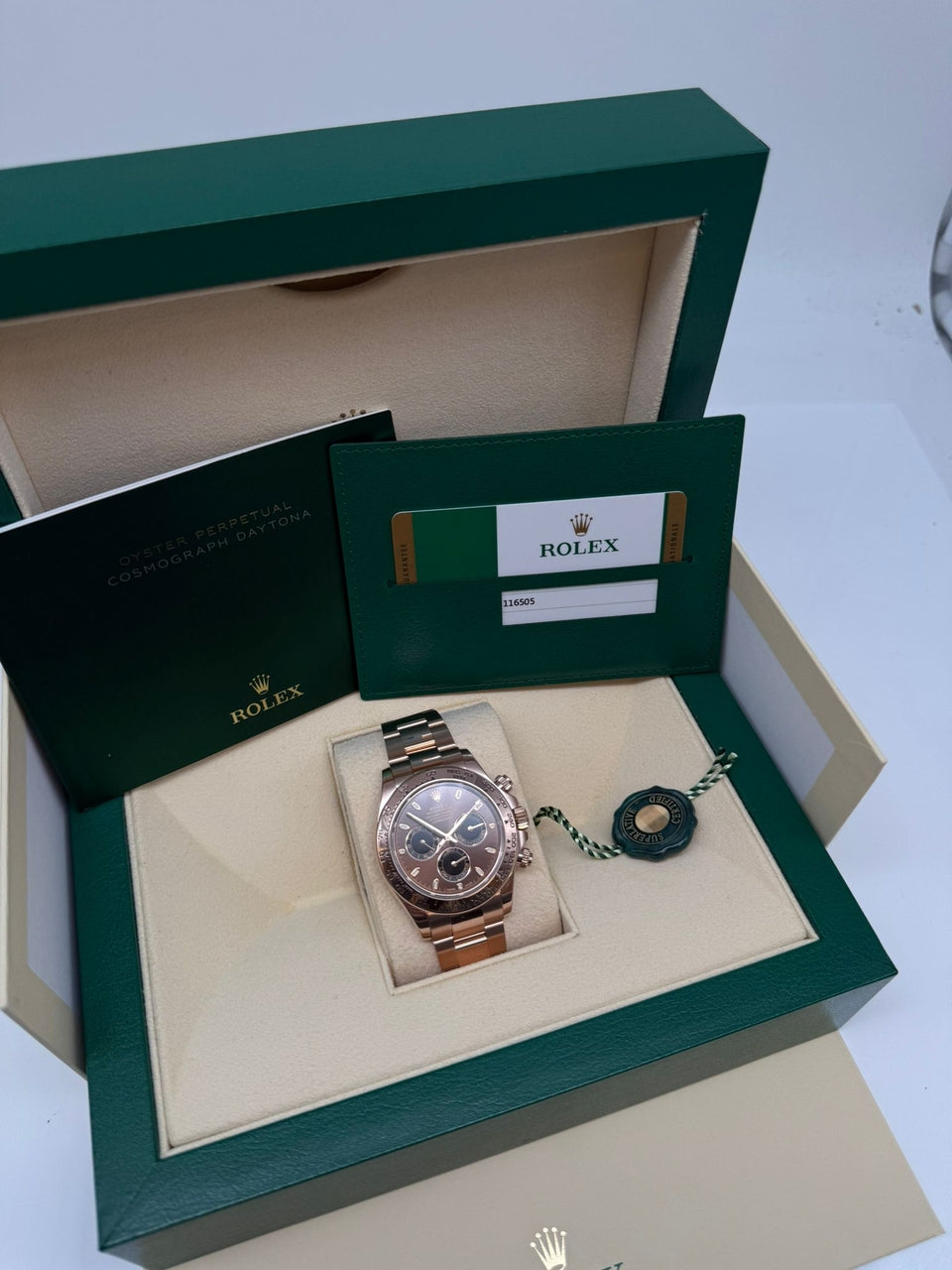 Rolex Daytona 'Everose Gold' 40mm Automatik  116505 - Papiere und oder Lieferumfang