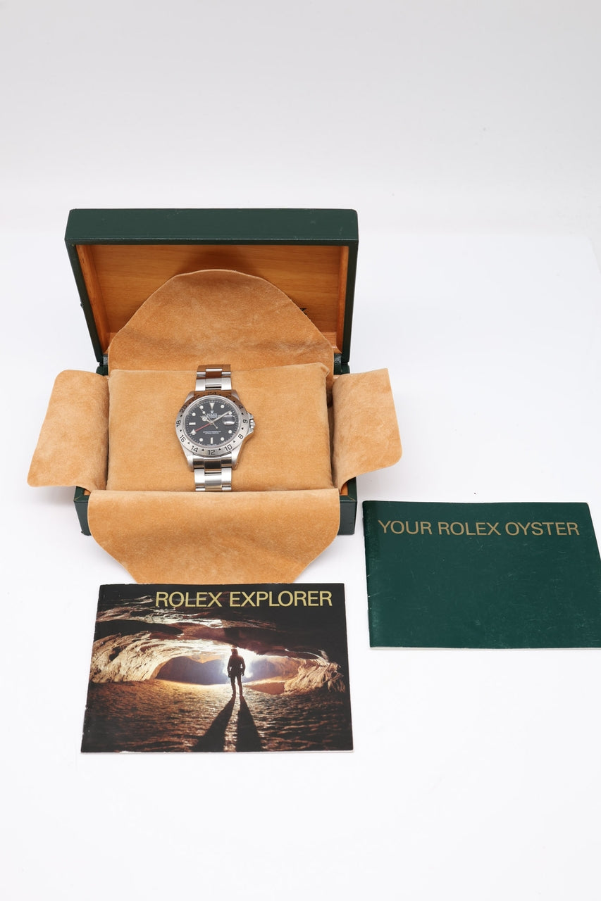 Rolex Explorer II 40mm Automatik Herrenuhr  16570 - Papiere und oder Lieferumfang