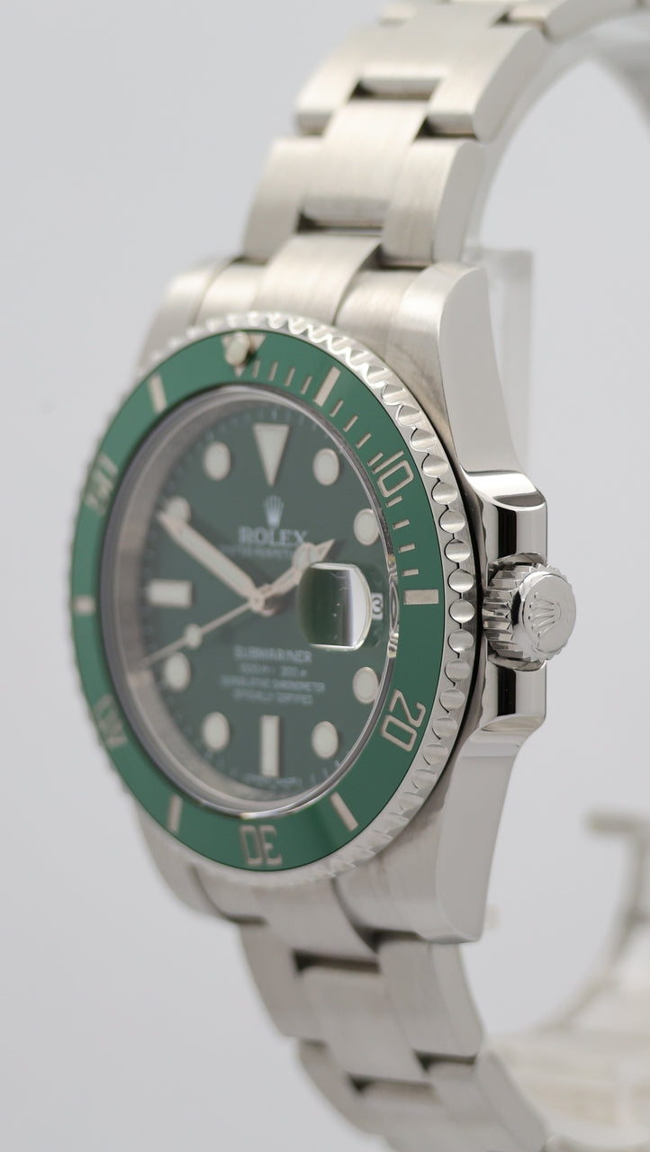 Rolex Submariner Date "Hulk" Automatik Herrenuhr Stahl 40mm 116610LV - Detailansicht 8