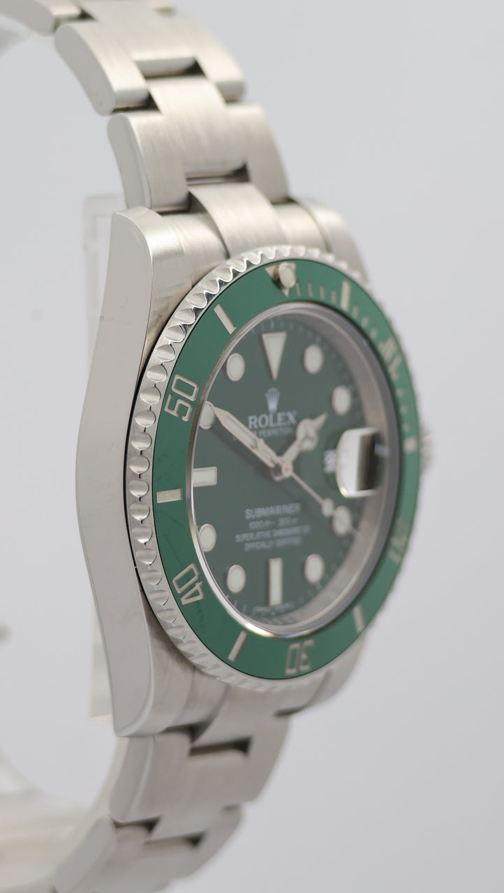 Rolex Submariner Date "Hulk" Automatik Herrenuhr Stahl 40mm 116610LV - Detailansicht 9