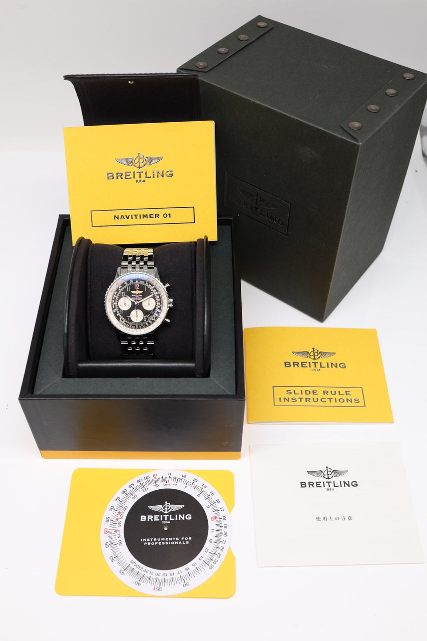 Breitling Navitimer 01 Chronograph 43mm Automatik  AB0120 - Papiere und oder Lieferumfang