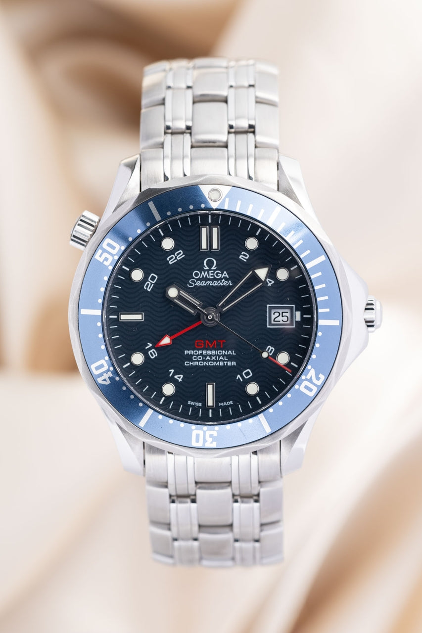 Omega Seamaster Diver 300M GMT Automatik 25358000 - Thumbnail
