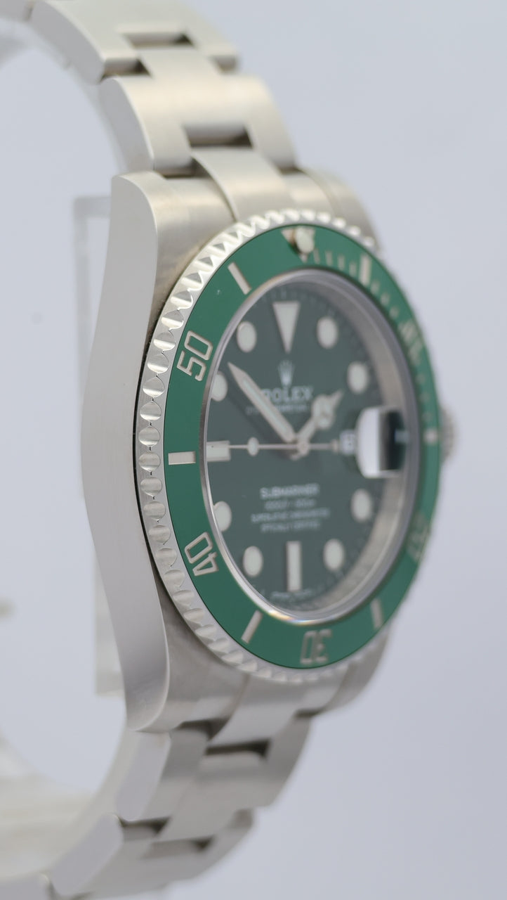 Rolex Submariner Date "Hulk" 40mm Automatik Ungetragen 116610LV Box + og. Papiere
