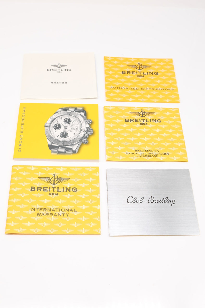 Breitling Superocean Chronograph II 42mm Automatik A13340 - Papiere und oder Lieferumfang