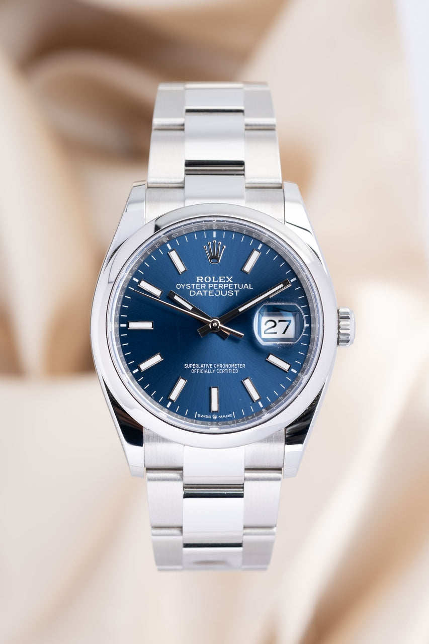 Rolex Datejust 36mm Automatik Blau NEU 2026 126200 - Thumbnail