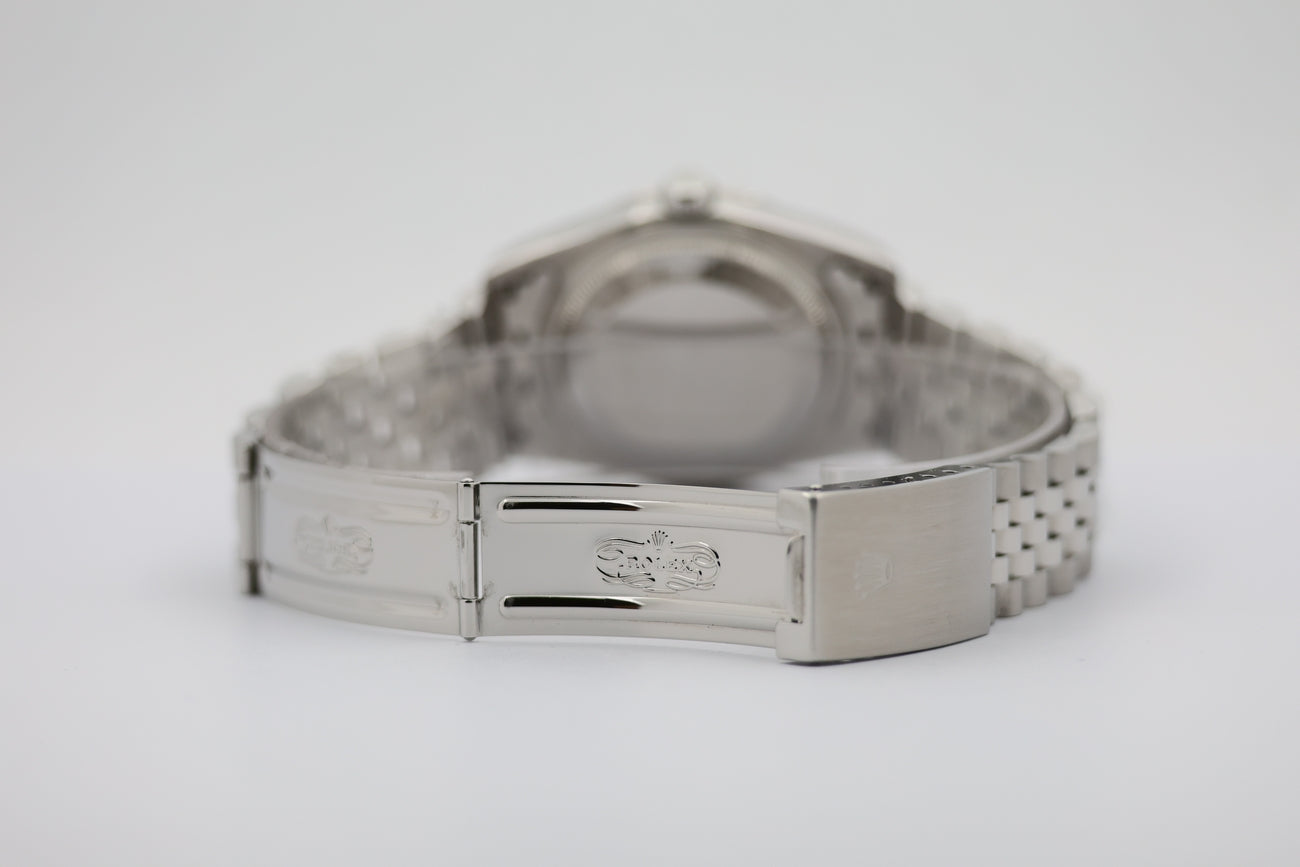 Rolex Datejust 36 Automatik Herrenuhr Silber 16234 - Detailansicht 6