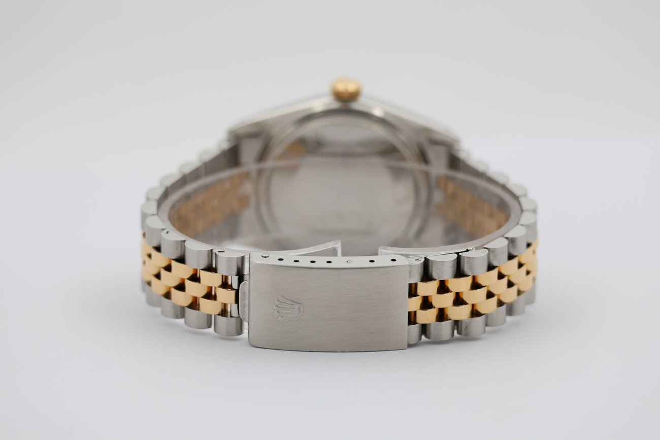 Rolex Datejust 36 Automatik Herrenuhr Stahl/Gold 16013 - Detail view 5