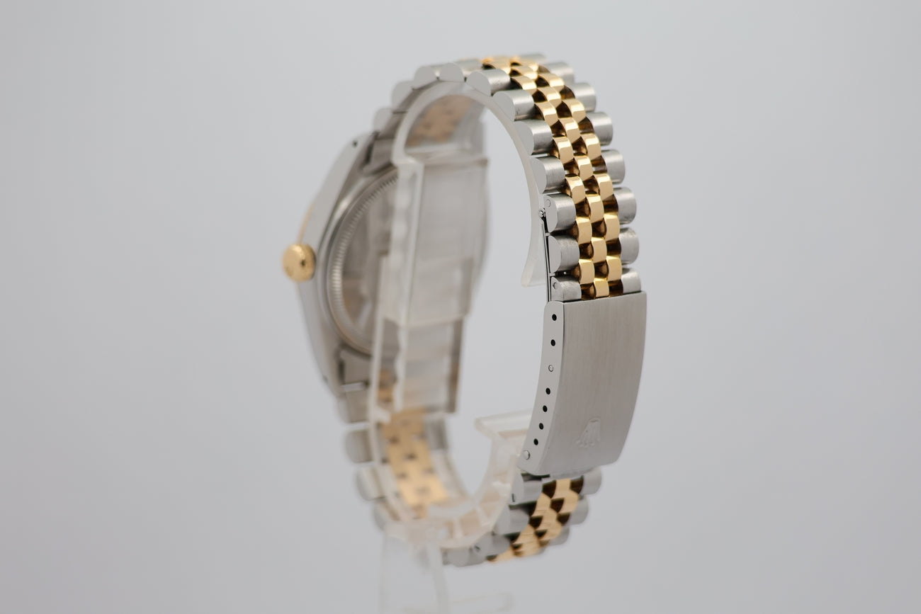 Rolex Datejust 36 Automatik Herrenuhr Stahl/Gold 16013 - Detail view 2