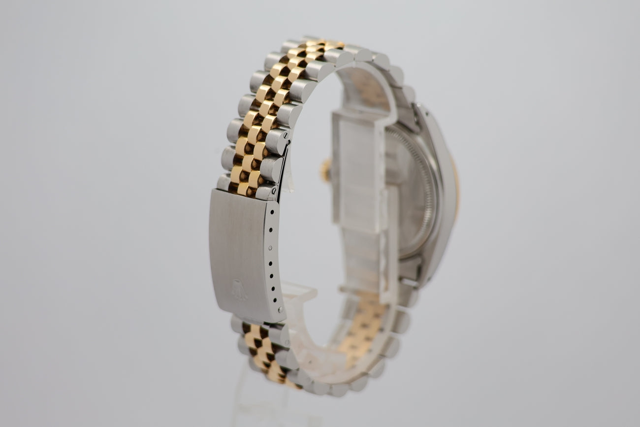 Rolex Datejust 36 Automatik Herrenuhr Stahl/Gold 16013 - Detail view 1