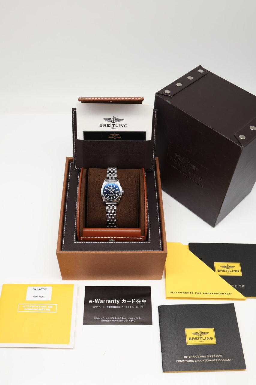Breitling Galactic Quarz 29mm Damenuhr W72348 - Papiere und oder Lieferumfang