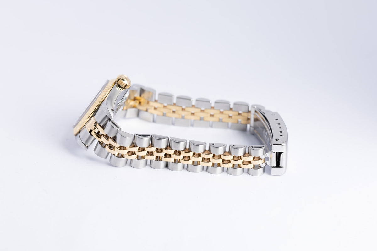 Rolex Datejust Lady Blau Stahl/Gold 67193 - Detailansicht 5