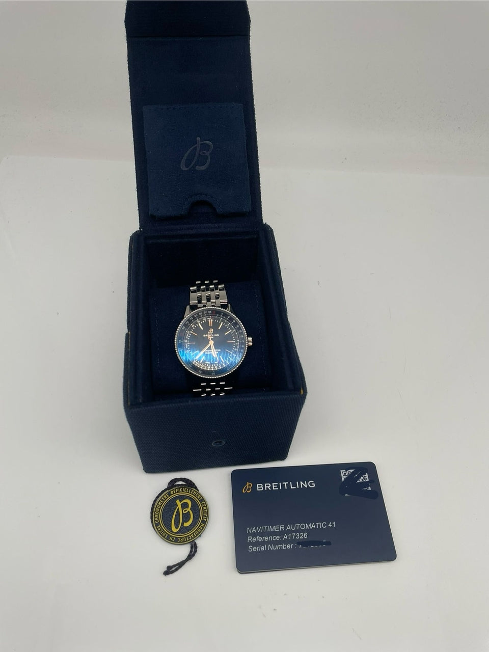 Breitling Navitimer 41mm Automatik  A17326 - Papiere und oder Lieferumfang