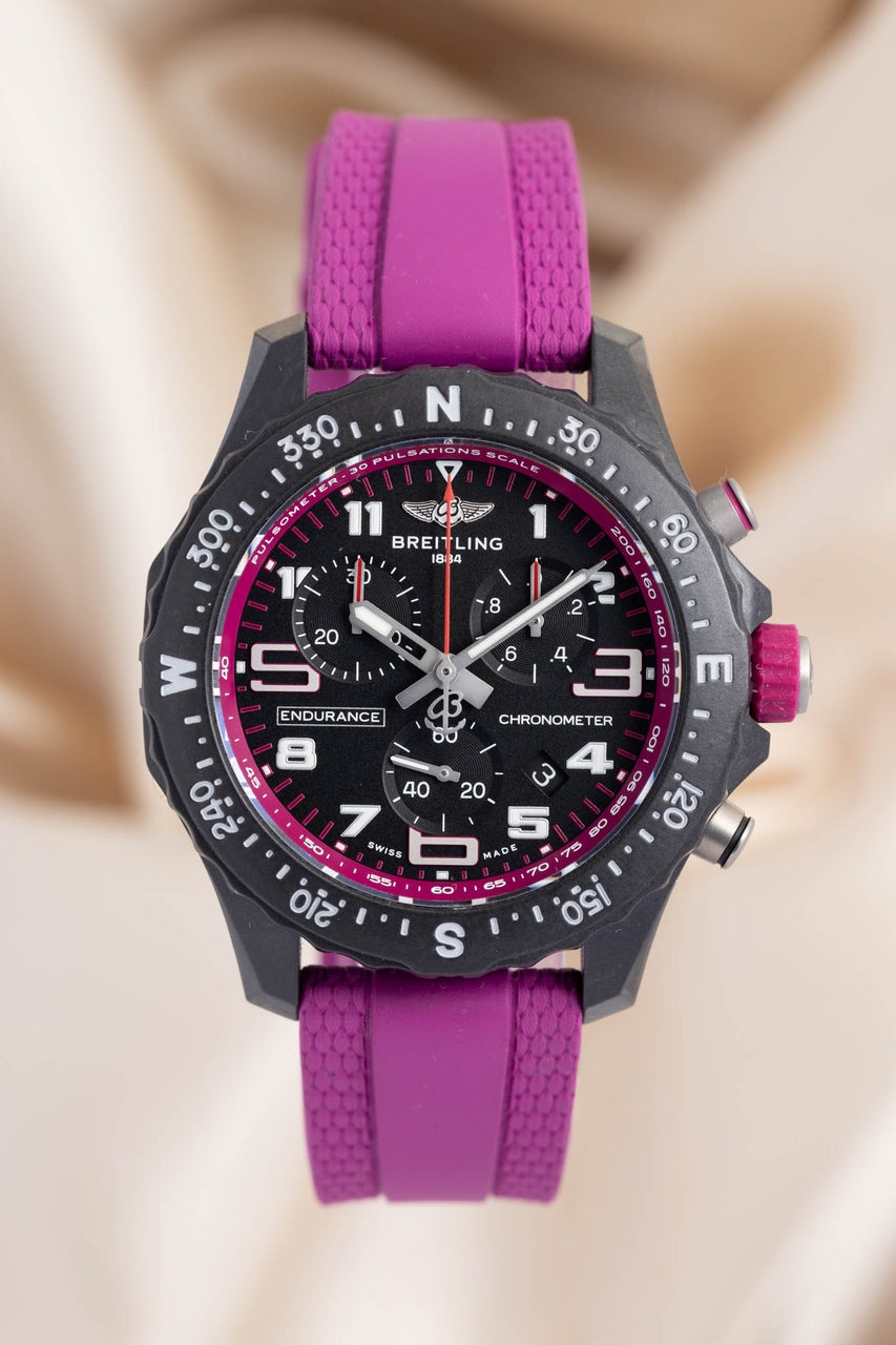 Breitling Endurance Pro 38mm Quarz Lila X83310 - Thumbnail